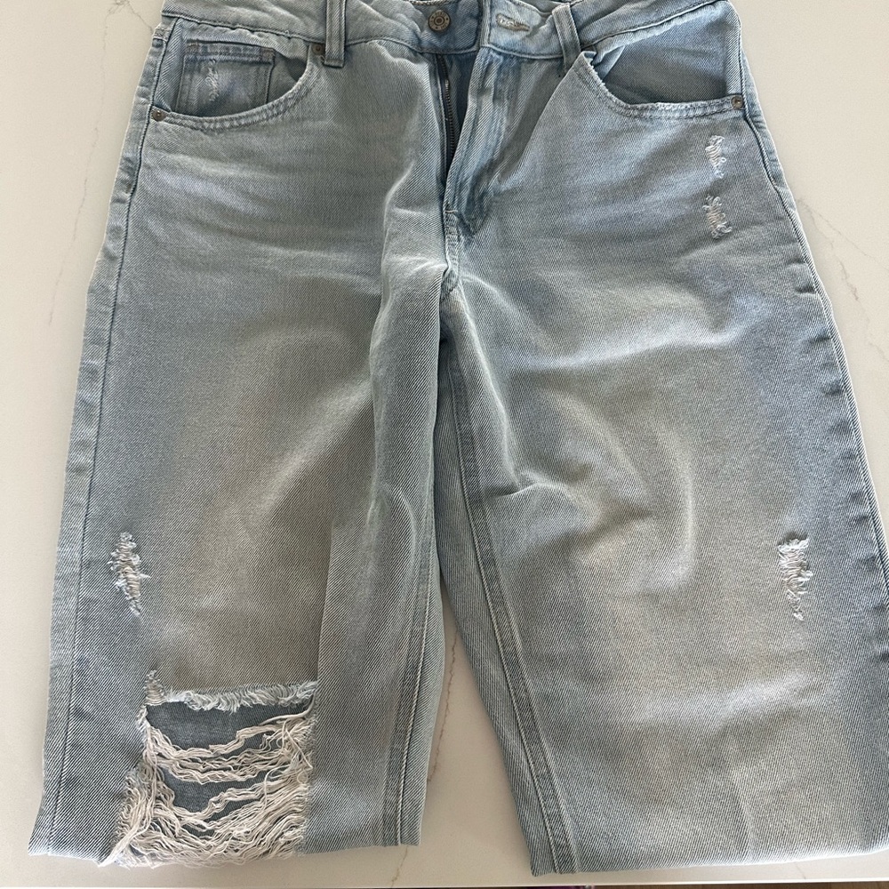 High rise loose jeans